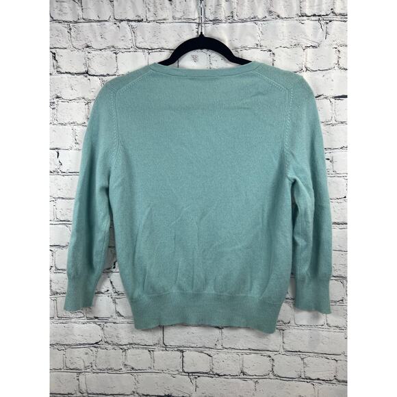 Neiman Marcus 100% Cashmere Cardigan Sweater - Picture 3 of 6